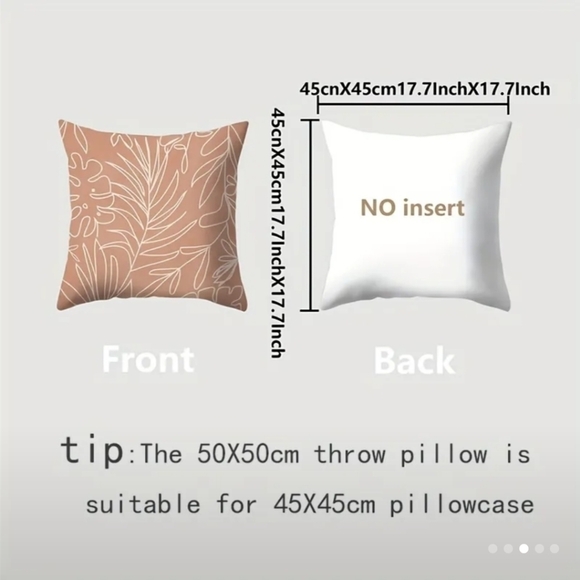 New home decor accent pillow case - Picture 2 of 3